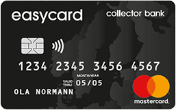 collector bank easycard kreditkort