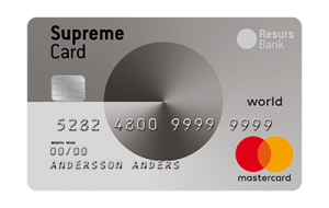 Supreme Card World Kreditkort