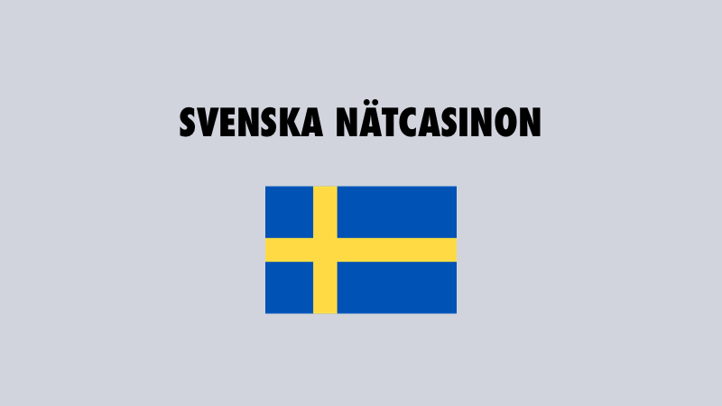 Svenska nätcasinon har licens.